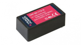 TPP 30-105-D, Преобразователь: AC/DC; 30Вт; Uвых:5ВDC; Iвых:6000мА; 87%; 4000В, Traco Power