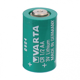 CR 1/2 AA, Photo Battery Lithium Manganese Dioxide 3 V 950 mAh, Varta