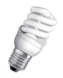 4008321986122, Fluorescent lamp 230 VAC 11 W E27, Osram