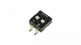 A6S-2104-H, Переключатель: DIP-SWITCH; Кол-во секций:2; ON-OFF; 0,025A/24ВDC, Omron