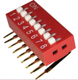 RND 210-00178, DIP switch 8P, RND Components