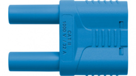SKURZ6100/19-4 IG 2MB I/BL, Safety Plug diam. 4 mm blue CAT II N/, Schutzinger