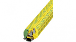 3001705, MT 1,5-TWIN-PE terminal block yellow / green 0.14...1.5 mm2, Phoenix Contact