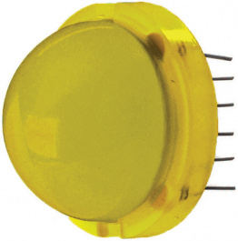 DLC-6YD, LED; 20мм; желтый; 2,5-8,3мкд; 120°; Кол-во выв:12; 20мА; 2,1?2,5В, Kingbright