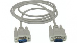 RND 765-00031, D-Sub Cable 9-Pin Male-Male 1.8 m Grey, RND Connect