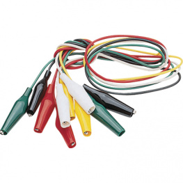 SF-104A--27, Test Lead with Clips Multicoloured 68 cm 0.51 mm2, K & H