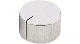 RND 210-00626, Rotary Knob&nbsp;&nbsp;diam.22mm, Silver, Aluminium, RND Components