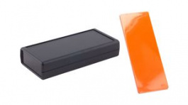 RND 455-01169, Hand-Held Plastic Enclosure with Infrared End Panel, 66.5x140x28mm, Black, ABS, RND Components