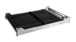 UNISLDSHF19M, Vented Sliding Server Rack Shelf with Cable Management Arm, 610mm, Black, StarTech