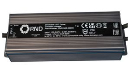 RND 500-00067, LED Driver, Constant Voltage, 60W 2.5A 24V IP66, RND power