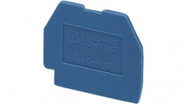 3025529, D-MT 1,5 BU End plate, Blue, Phoenix Contact