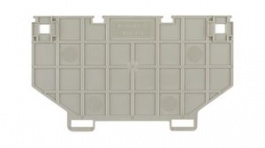 1781220000, Partition Plate, Dark Beige, Weidmuller