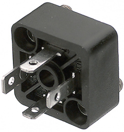 GSSA 200, Разъем: соленоидный; гнездо; формат С; 9,4мм; "папа"; PIN:3; прямой, Hirschmann