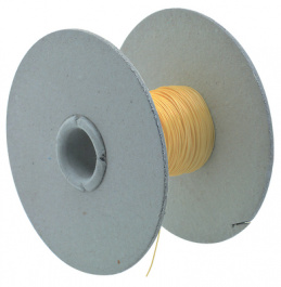 H-WZT 3001 Yellow [100 м] , <br/>Провод для накрутки<br/>Tefzel<br/>AWG 30<br/>желтый<br/>уп-ку=100m, Habia Cable