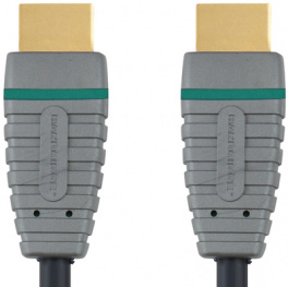 BVL1200, HDMI cable 0.5 m Blue, Bandridge