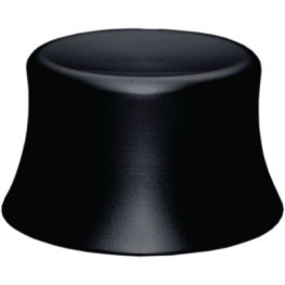 K1-SR-B60, Aluminium Knob black 31.8 mm, ELMA