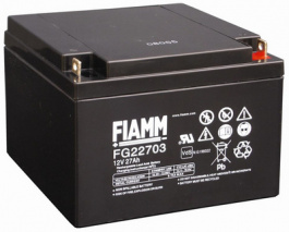 FGC22703, Lead-acid battery 12 V 27 Ah, FIAMM