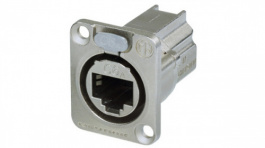 NE8FDX-P6, Feedthrough receptacle RJ 45 8 Shielded, Neutrik