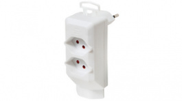 1507922113, Plug-in power strip white 10 A/230 VAC Typ 12, Brennenstuhl