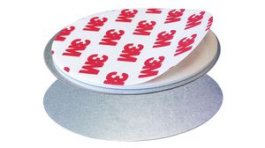 HSZU10000, Magnet Mounting Kit, 70 x 6mm, Suitable for Smoke Detectors, Silver, ABUS