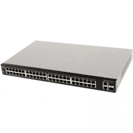 SLM248PT-G5, SwitchSF200-48P 48x 10/100 (24x PoE), 2x 1000 2x SFP 19", Cisco Systems