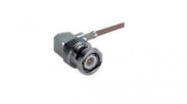 16 BNC-50-3-5/133 NE, RF Connector, BNC, Brass, Plug, Right Angle, 50Ohm, Solder Terminal, Crimp Terminal, Huber+Suhner