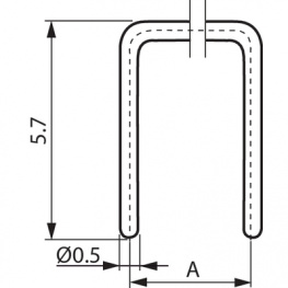 JPW-508-55 [100 шт], Jumper PU=100p., E-Tec HAPP