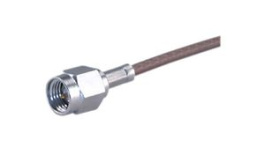 11 SMA-50-2-42/133 NE, RF Connector, SMA, Brass, Plug, Straight, 50Ohm, Solder Terminal, Crimp Terminal, Huber+Suhner