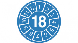 DATE LBLS 18 DIA35MM B-500 [5 шт], Date Inspection Label DATE LBLS 18 DIA35MM B-500, Brady