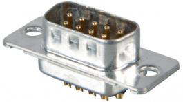 163B11069X, D-Sub connector 1 mm 9 Male Solder Cup / Solder Lug/Straight, Conec
