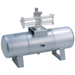 VBAT38AF-RV-Q, Air Tank, 0...+75 °C, Rc3/4 (IN)/Rc3/4 (OUT), SMC PNEUMATICS