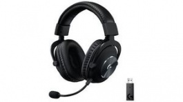 981-000907, LightSpeed Headset, G PRO X, Stereo, On-Ear, 20kHz, Wireless/USB, Black, Logitech