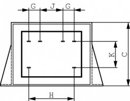 VCM 50/2/15, PCB Transformer 50 VA 2 x 15VAC, BLOCK