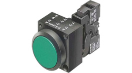 3SB3247-0AA41, Pushbutton Flat with LED, Complete, Green, Siemens