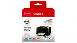 9218B005, Ink Cartridge PGI-1500BKCMY Black/Cyan/Magenta/Yellow, CANON