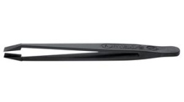 710.SV, ESD/Full Plastic Tweezer PVDF Angled/Flat/Squared/Trapezoidal 115mm, Ideal-Tek
