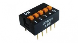 A6E-5101-N, Switch A6E-N, DIP-10, 2.54mm, Slide, Flat, Omron