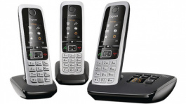 C430A TRIO, DECT telephone with 3 handsets and answering machine, Gigaset