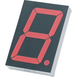 LTS-30801HRB, Дисплей: LED; 7-сегментный; 76,2мм; 3"; II.зн: 1; красный; 13?30мкд, LITE-ON