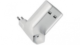 1409799, USB Adapter Type 13/2 x USB Type 12, Steffen