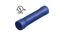 RND 465-00574 [100 шт], Butt Splice Connector, Vinyl, Blue, 2.3 mm, RND Connect