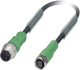 1668810, SAC-3P-M12MS/1,5-PUR/M 8FS Sensor Cable, Phoenix Contact