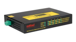 21131162, Ethernet Switch, RJ45 Ports 5, 1Gbps, Managed, Roline