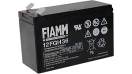 12FGH36, Lead-Acid Battery, 12 V 9 Ah, FIAMM