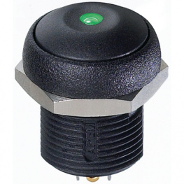 IRR3S422LOG, Push-button Switch, 200 mA, 48 VDC / 250 VAC, APEM