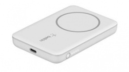 BPD002BTWH, Magnetic Wireless Powerbank for iPhone 13 and iPhone 12, Wireless, 5W, White, BELKIN