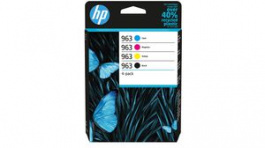 6ZC70AE, Ink Cartridge 963 Black/Cyan/Magenta/Yellow, HP