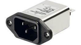 FN9244B306, Power Inlet with Filter 3 A 250 VAC, Schaffner