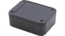 RL6105BK, Plastic enclosure grey 80 x 60 x 30 mm ABS IP 54 Black, Hammond