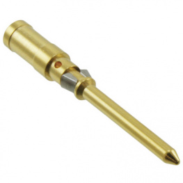 09150006121, Контакт; "папа"; 1,5мм2; Han D; никелированные, позолота; обжим, Harting